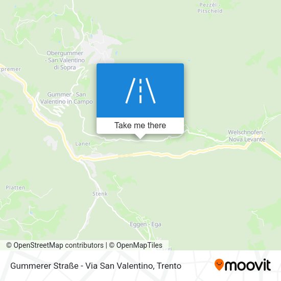 Gummerer Straße - Via San Valentino map
