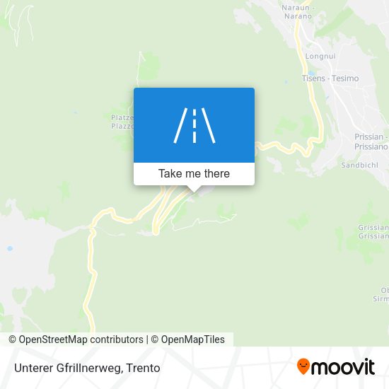 Unterer Gfrillnerweg map