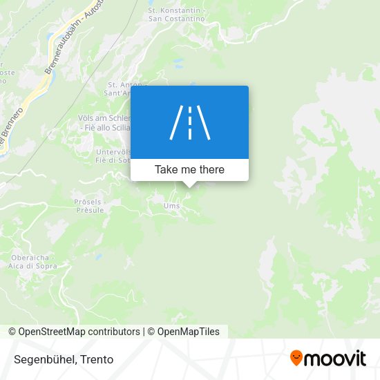 Segenbühel map