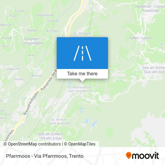 Pfarrmoos - Via Pfarrmoos map