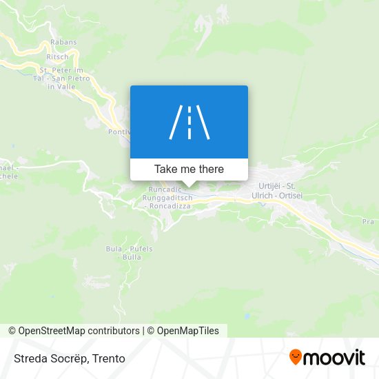 Streda Socrëp map