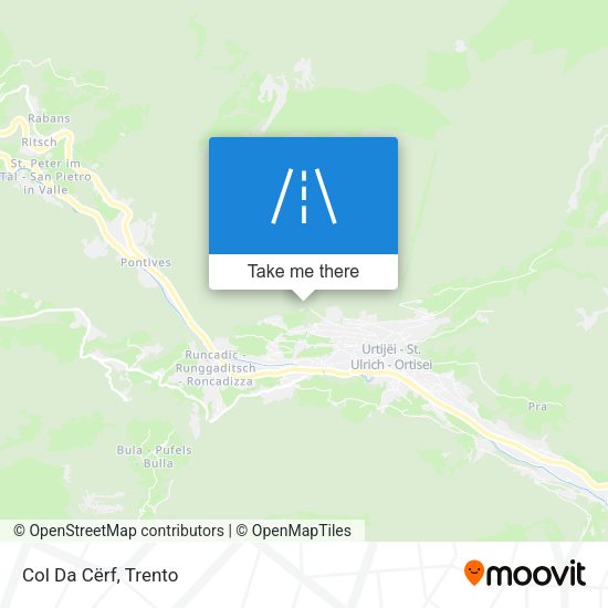 Col Da Cërf map