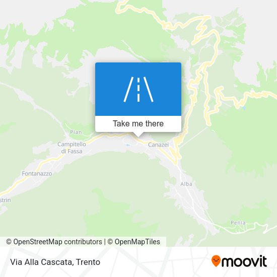 Via Alla Cascata map