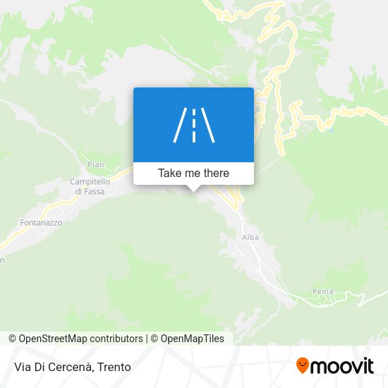 Via Di Cercenà map