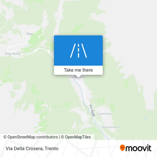 Via Della Crosera map