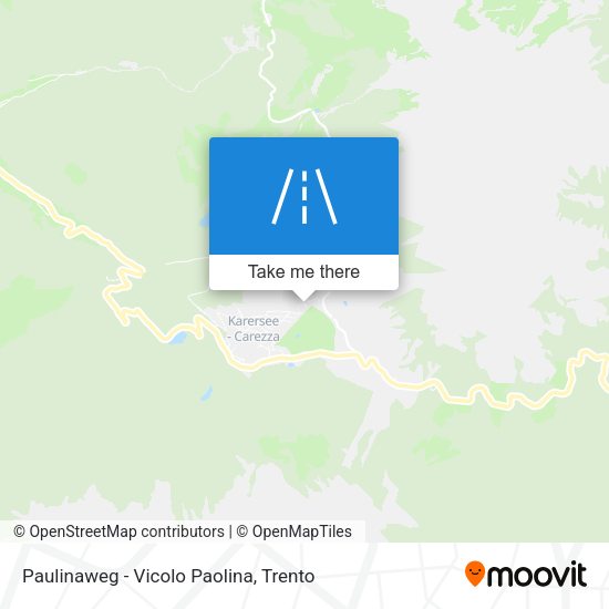 Paulinaweg - Vicolo Paolina map