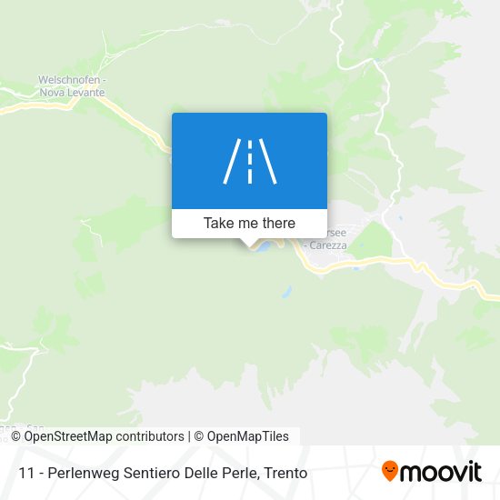 11 - Perlenweg Sentiero Delle Perle map