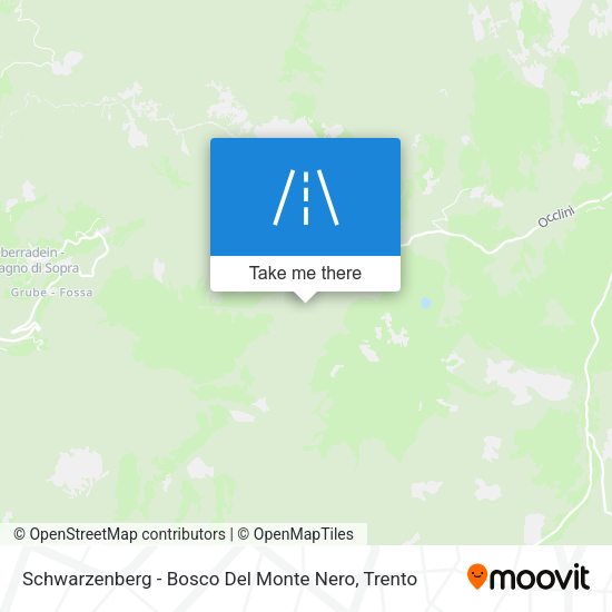 Schwarzenberg - Bosco Del Monte Nero map