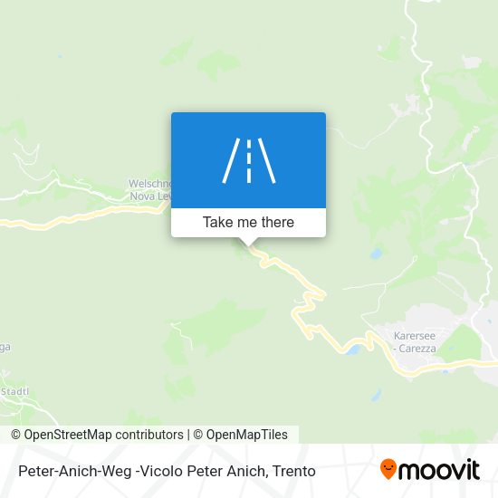 Peter-Anich-Weg -Vicolo Peter Anich map
