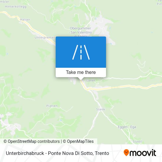 Unterbirchabruck - Ponte Nova Di Sotto map