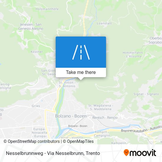 Nesselbrunnweg - Via Nesselbrunn map