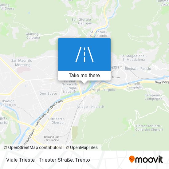 Viale Trieste - Triester Straße map