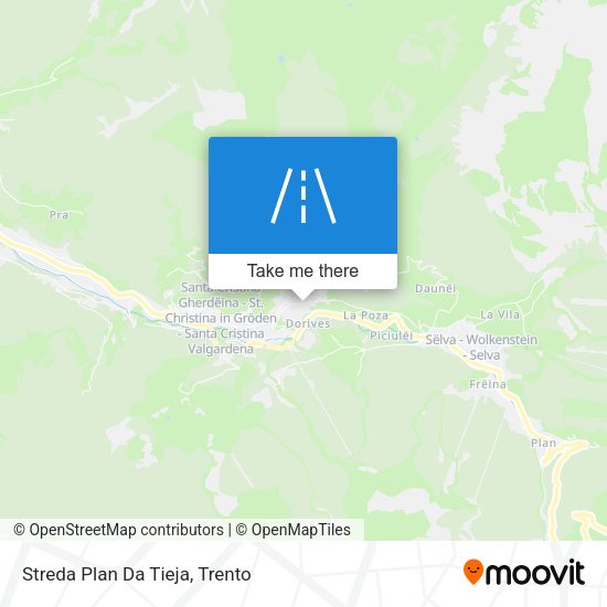 Streda Plan Da Tieja map