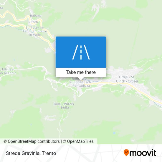 Streda Gravinia map