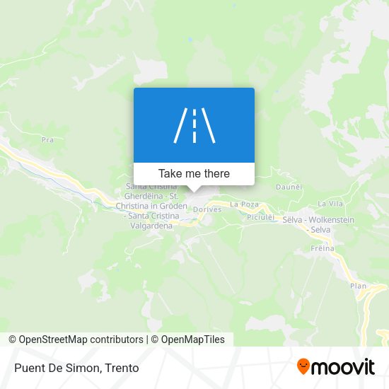 Puent De Simon map