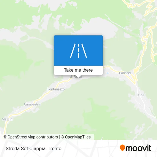 Strèda Sot Ciappia map