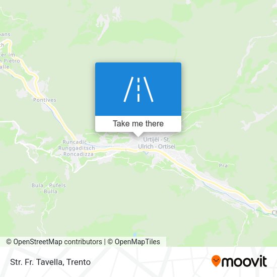 Str. Fr. Tavella map