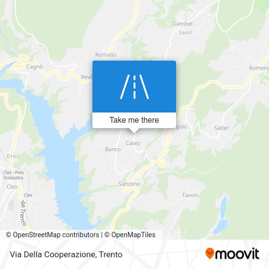 Via Della Cooperazione map