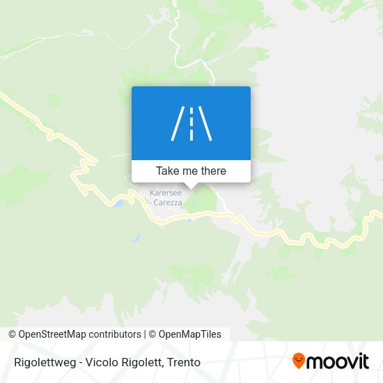 Rigolettweg - Vicolo Rigolett map