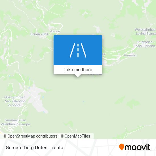 Gemarerberg Unten map