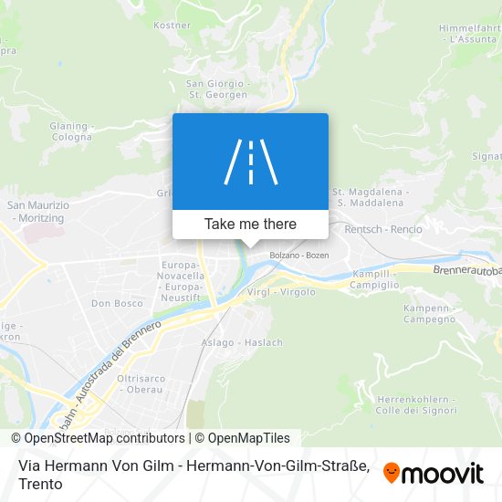 Via Hermann Von Gilm - Hermann-Von-Gilm-Straße map