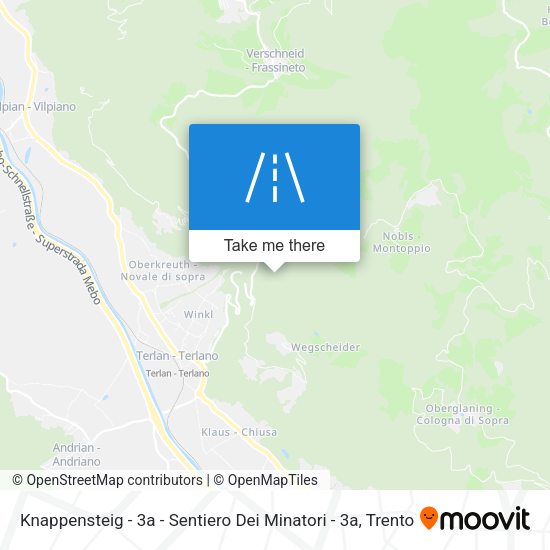 Knappensteig - 3a - Sentiero Dei Minatori - 3a map