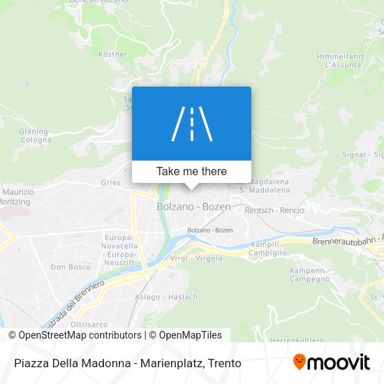 Piazza Della Madonna - Marienplatz map