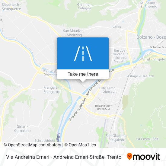 Via Andreina Emeri - Andreina-Emeri-Straße map