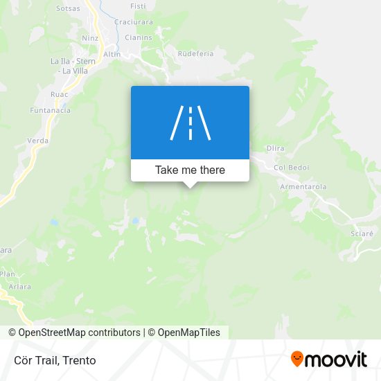 Cör Trail map
