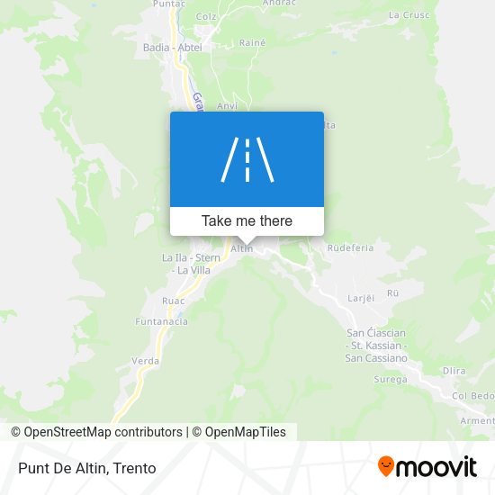 Punt De Altin map