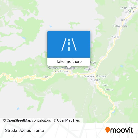 Streda Jodler map