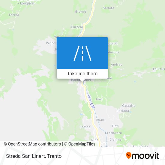 Streda San Linert map