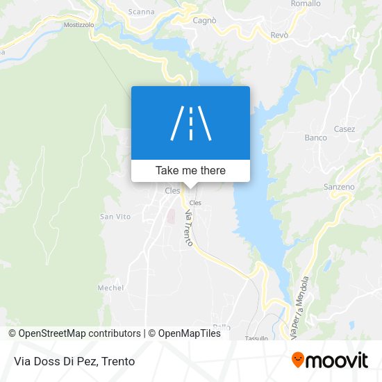 Via Doss Di Pez map