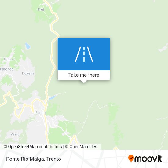 Ponte Rio Malga map