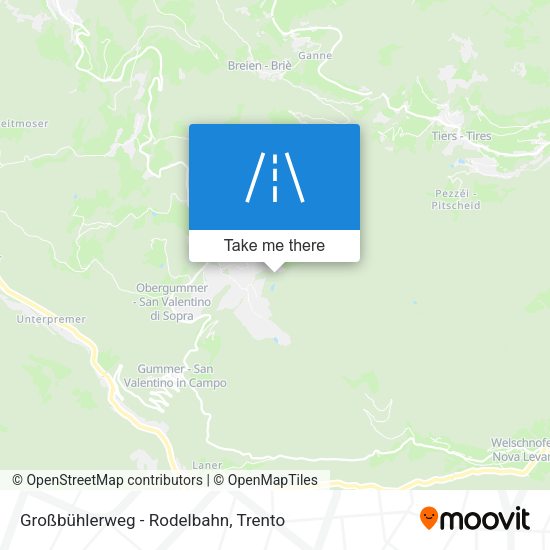 Großbühlerweg - Rodelbahn map