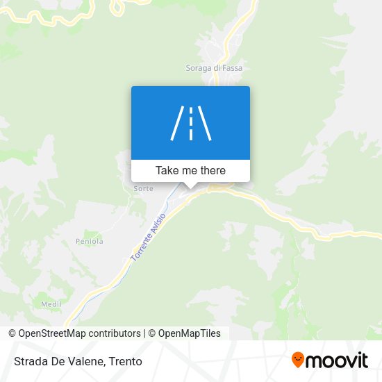Strada De Valene map