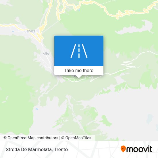 Strèda De Marmolata map