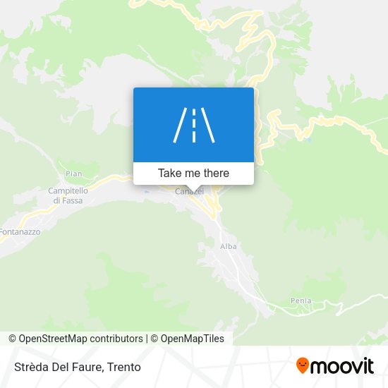Strèda Del Faure map