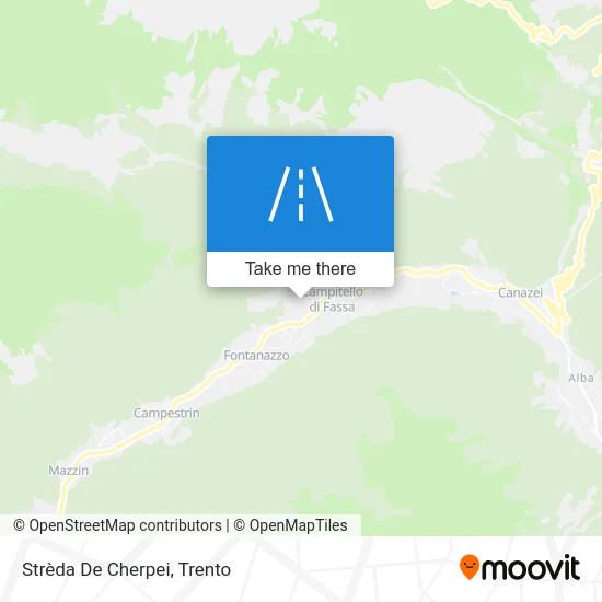 Strèda De Cherpei map