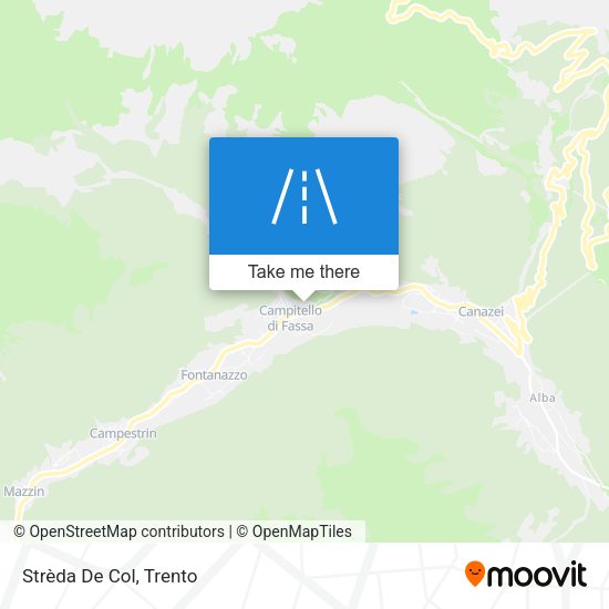 Strèda De Col map