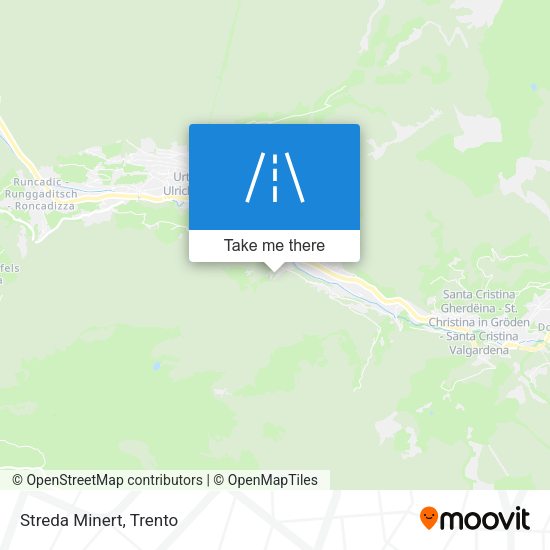 Streda Minert map