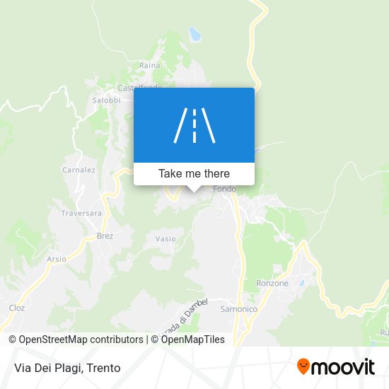 Via Dei Plagi map