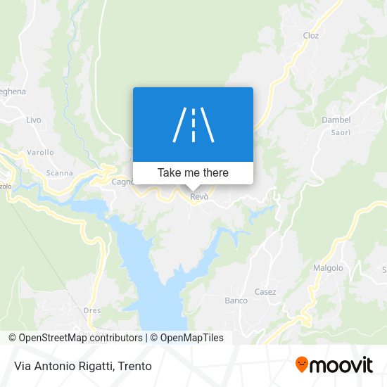 Via Antonio Rigatti map