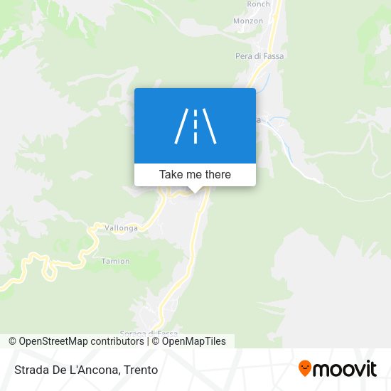 Strada De L'Ancona map