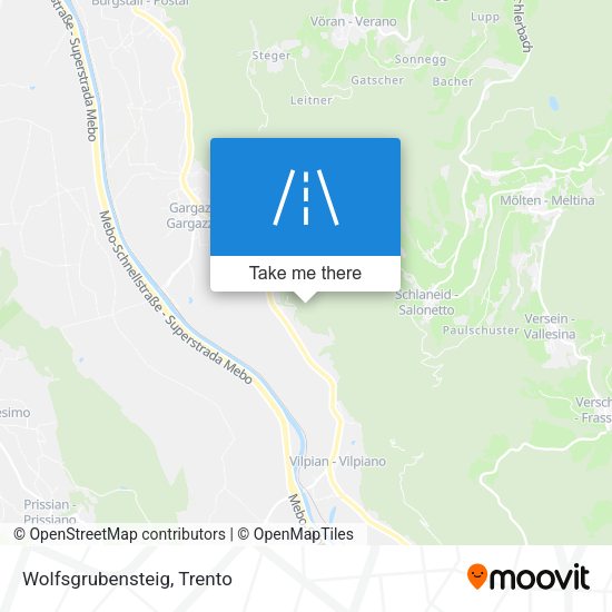 Wolfsgrubensteig map