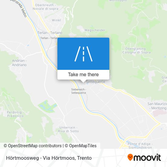 Hörtmoosweg - Via Hörtmoos map