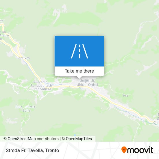 Streda Fr. Tavella map