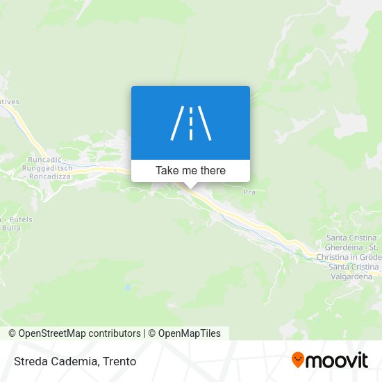 Streda Cademia map