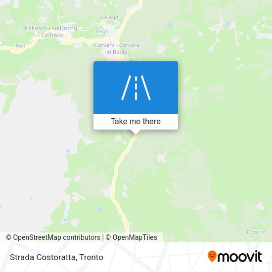 Strada Costoratta map