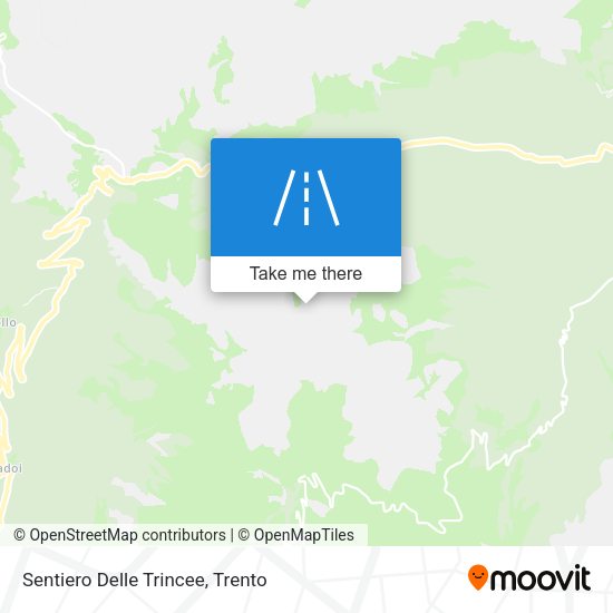 Sentiero Delle Trincee map